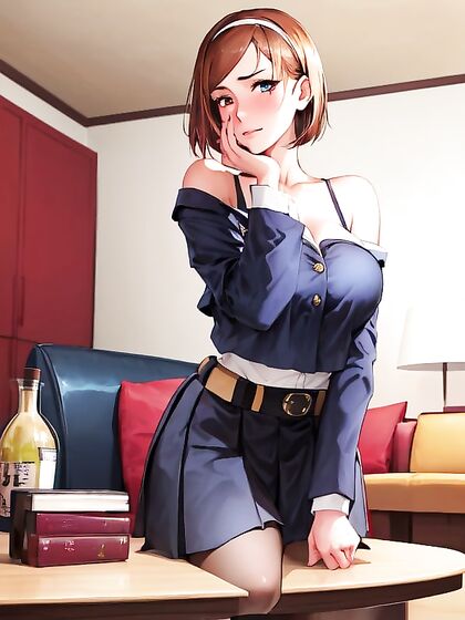 Teen 18+ Cleavage Showcase in Front View Hentai Scenes