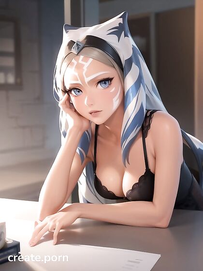 Ahsoka Tano in a Seductive Silk Nightgown for Steamy Star Wars Hentai Action