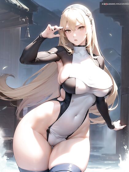 Aiz Wallenstein from Is It Wrong to Pick Up Girl 18+s in a Dungeon? Thick Model Seduction Hentai