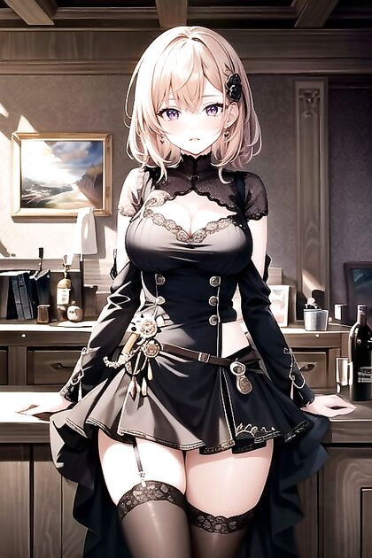 Aiz Wallenstein's Massive Breasts and Ass in Dungeon Pickup Hentai Adventures