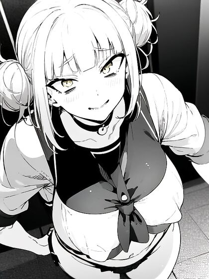 Toga Himiko from My Hero Academia Seduces in School Uniform Hentai Scene