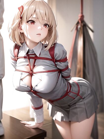Soft Pastel Dreams: Arms Entwined in Unbuttoned Hentai Bliss