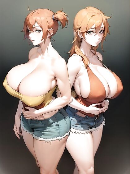 Misty from Pokémon Shows Off Her Massive Breasts in Steamy Hentai Action