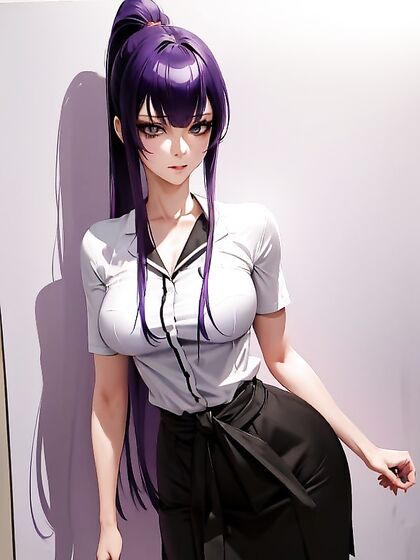 Saeko Busujima from of the Dead in Intense Waist Shot Hentai Action
