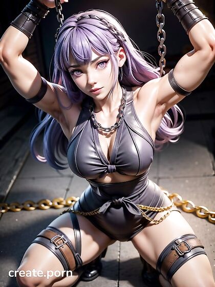 Muscular Chick in Armor-Plated Bikini Takes On Intense Hentai Action