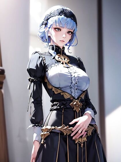Marianne from Fire Emblem in Seductive Waist Shots for Steamy Hentai Pleasure