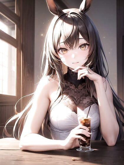 Blonde Cabby Hat, Horse Ears, and Cute Bangs in Steamy Hentai Action
