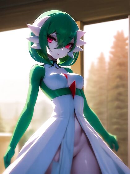 Gardevoir's Waist-Shot Seduction in naughty Pokémon Hentai Action