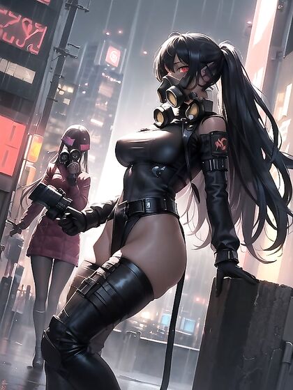 FULL MASKED NIGHT PLEASURES IN BOOTS HENTAI FANTASY