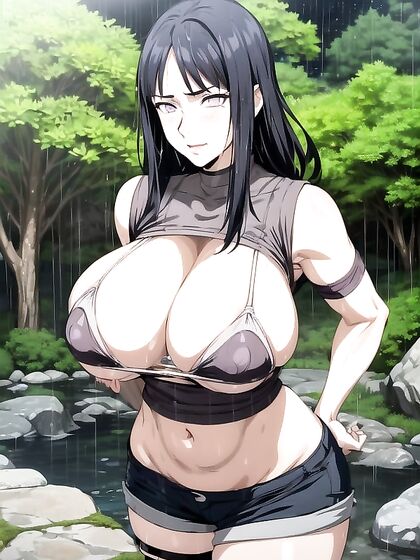 Massive-Ass Beauty Takes On the Forest in Short-Length hentai Action