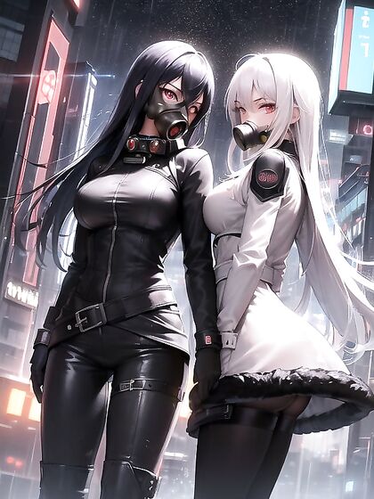 Exploring Cyberpunk City in Seductive Bodysuits for Intense Hentai Pleasure