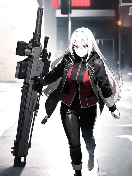 Rasty's Giant Revolver Aimed at You in Blurry Action-Hentai Thrills