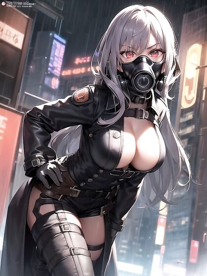 Front-View Bloodspray Fetish as She Locks Eyes with You in Hentai Bliss