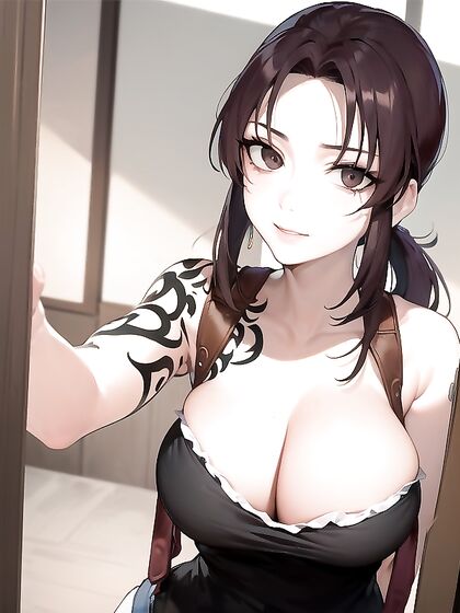 Revy from Black Lagoon Shows Off Her Happy, Massive Ass in Steamy Hentai Action