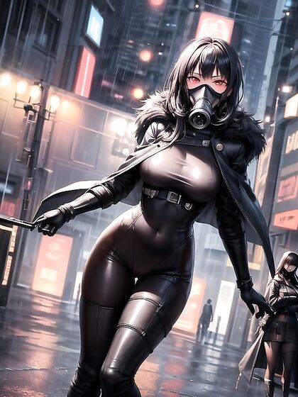Gazing at You: Neon-City Boots Fantasy in Cyberpunk HentaiActionCode