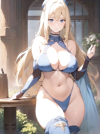 Massive Assed Anime Chick Stares at You for Steamy Hentai Pleasure