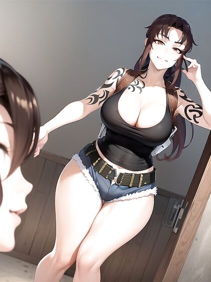 Thick and Happy with a Large Ass in Steamy Hentai Action