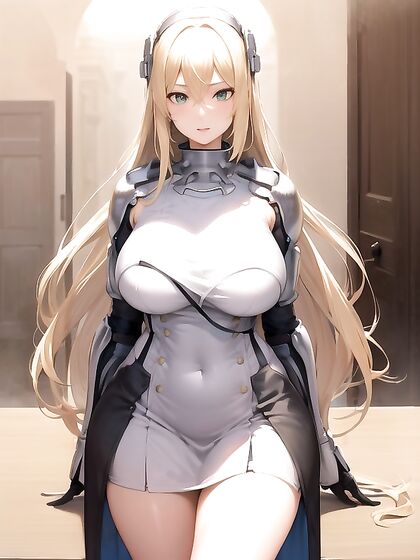 voluptuous Beauty with Green Eyes Enjoys Thick hentai Action