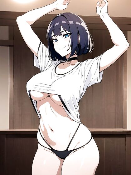 Underboob Temptation: Seductive Solo Scenes in HentaiErotica