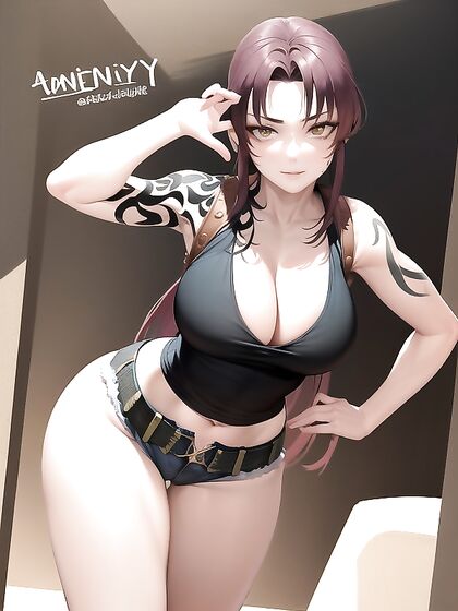 Thick-Thighed Babe with Ponytail in Steamy Hentai Action