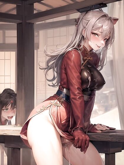 Long-Haired Beauty Rides the Saddle to Creampie Bliss in Hentai Porn