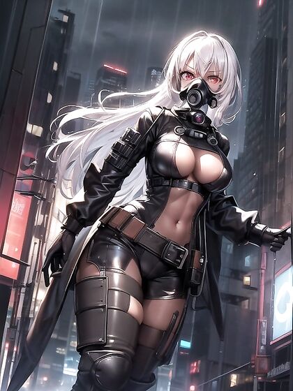 Steampunk Horror Masterpiece: Rasty's Massive Revolver Targets You for Intense hentai Pleasure