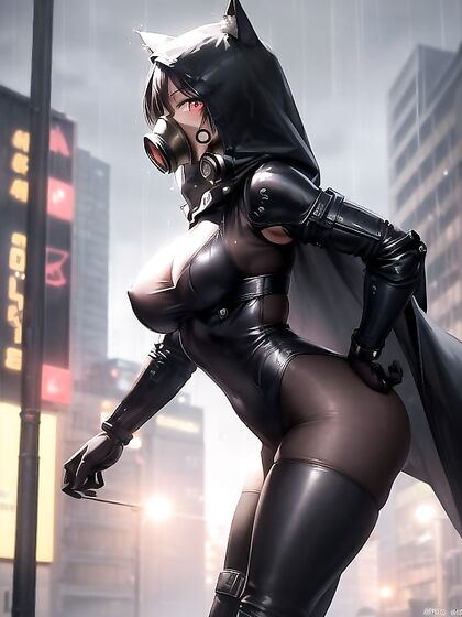 Red-Eyed Beauty in Seductive Boots Takes Control in naughty Hentai Scenes