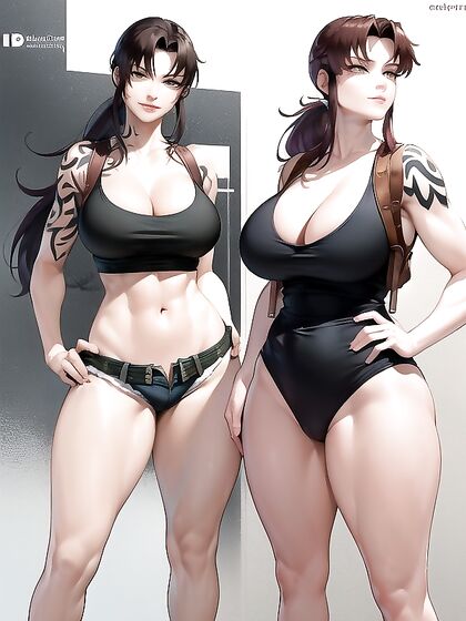 Experienced Model Poses Hands-On-Hips for Steamy Hentai Action