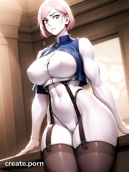Pink-Haired Babe Bound in Passionate Arms for Intense Hentai Pleasure