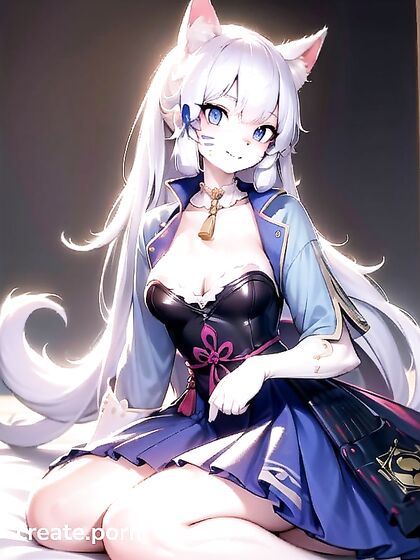 Kamisato Ayaka from Genshin Impact Gets Wild in Furry Hentai Action