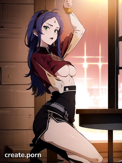 Black-Haired Beauty Shaves Pubes Before Steamy Club hentai Scene