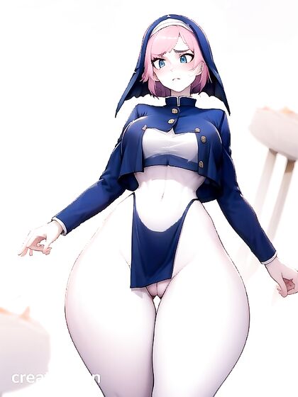Blue-Eyed Beauty in Skirt Dives into Intense Hentai Pleasure