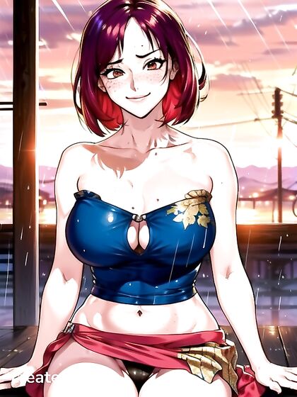 Arms Raised, Thighs Spread, Views in Steamy Hentai Action
