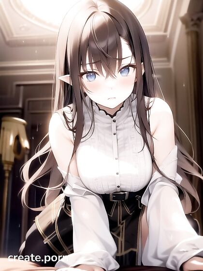 voluptuous Chocolate-Skinned Beauty Enjoys Intense Solo Hentai Pleasure