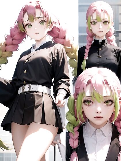Mitsuri Kanroji from Demon Slayer Stars in Sultry Hentai AI Action