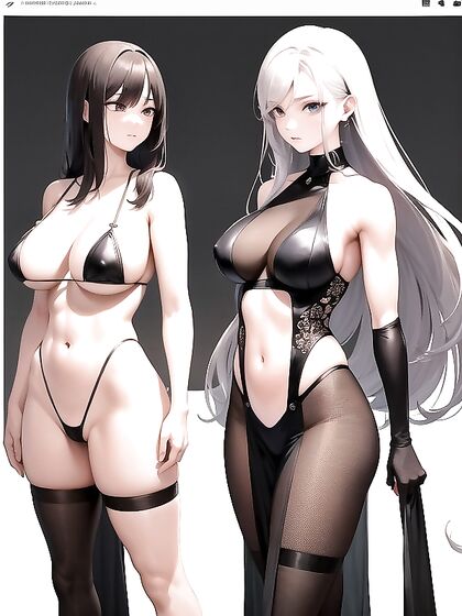 Massive-Assed Beauty with Rounded Breasts in Seductive Hentai Action