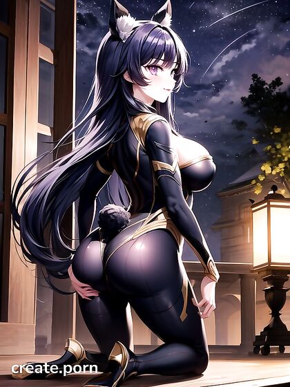 Sleek Off-Shoulder Outfit Unveils Seductive Pleasure in Hentai AI Action