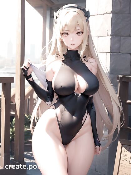 Aiz Wallenstein's Massive Breasts and Ass in Dungeon hentai Action