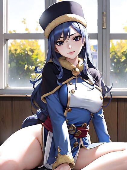 Classroom hentai fantasy: Front view waist shots of naughty schoolGirl 18+s indulging