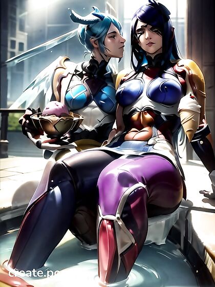 Caitlyn from League of Legends GivesBirth in a Sultry Bottom-Up Hentai Scene