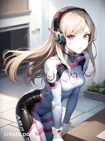 D.va from Overwatch Gets Intimate in Steamy Hentai Action