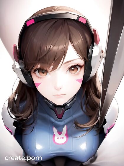 D'Va from Overwatch Dominates in Top-Down NSFW Hentai Action