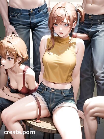 Misty from Pokémon Spreads Her Legs Wide for a Wild Gang Bang Hentai Session