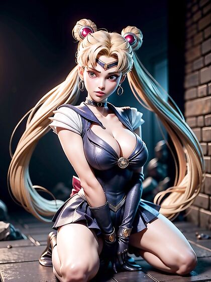 Submissive Beauty Shows Off Her Cleavage in Textured hentai Fantasy