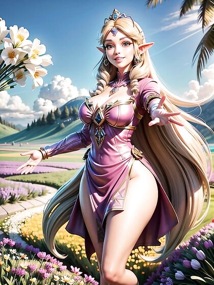 Gentle Breeze Caresses Her Medium Ass and Shimmery Makeup in Seductive Hentai Scenes