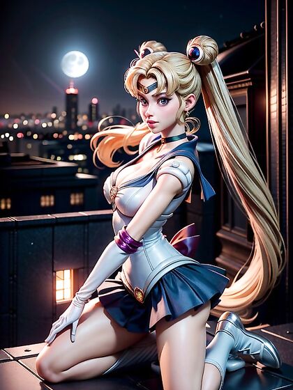 Detailed Cityscape Background Sets the Scene for Intense Hentai Action