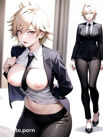 Massive-Ass Business Woman Gets Wild in Hairy Hentai Fantasy