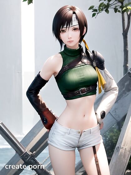Yuffie Kisaragi from Final Fantasy Teases in Steamy SFW Hentai Scenes
