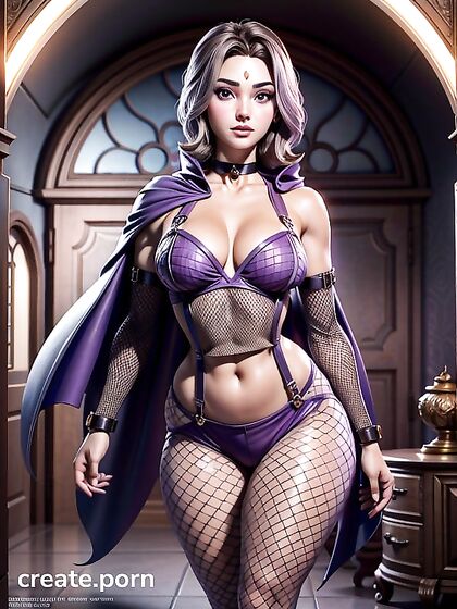 Raven from Teen 18+ Titans Gets Wild in Arabian Whorehouse Hentai Action