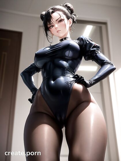 Pale-Skinned Beauty in Tight Clothes Shows Off Her Round Ass in Hentai Action